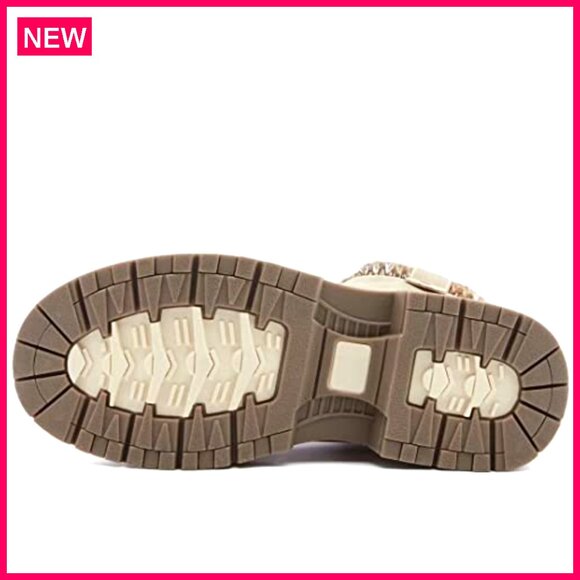 Women's Waterproof Hiking Boots, Fur Lined, Lightweight, Snow Ankle Boots - Picture 6 of 8